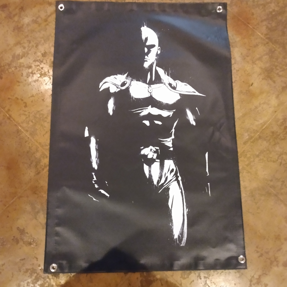 One Punch Man Vinyl Banner